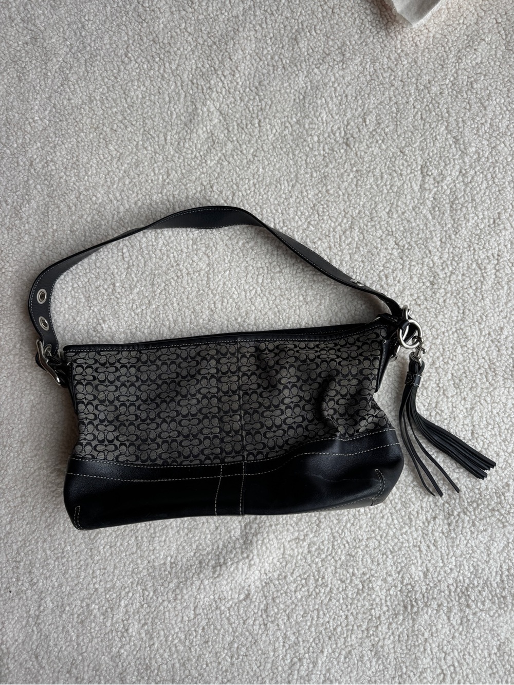 Coach Soho Signature Jacquard Sufflette Shoulder Bag